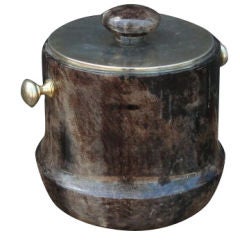 Aldo Tura Goatskin Ice Bucket