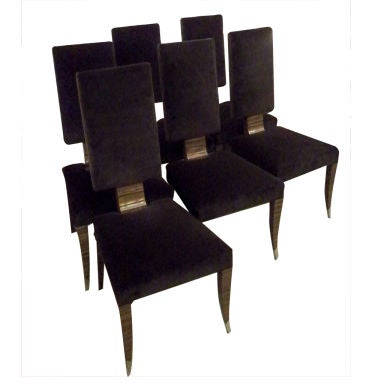 Chairs Art Deco Zebra Wood - 2 For Sale on 1stDibs | zebra wood chair