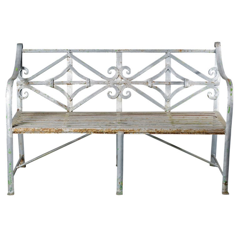 English Iron Garden Bench