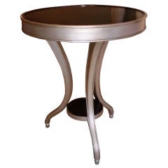 Circular side table