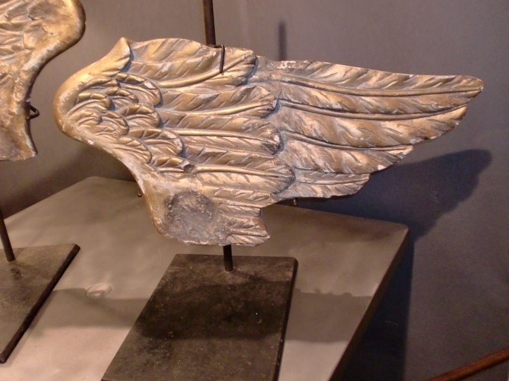 Pr of Gilt Wood Angel Wings