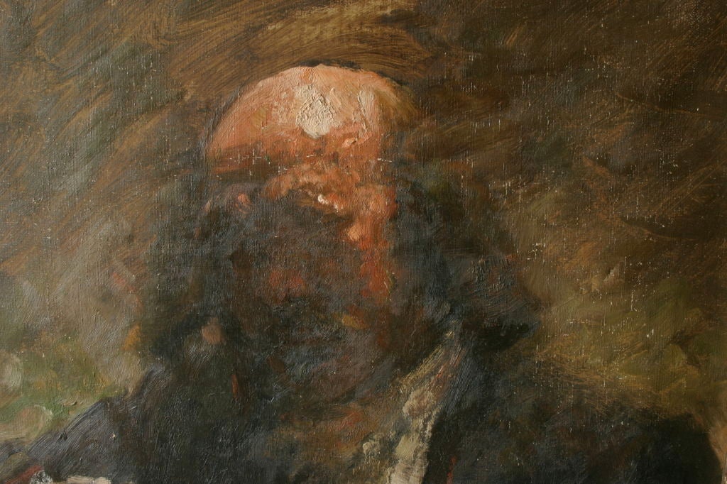 19th Century Portrait of a Gentleman by Danish Painter Julius Paulsen