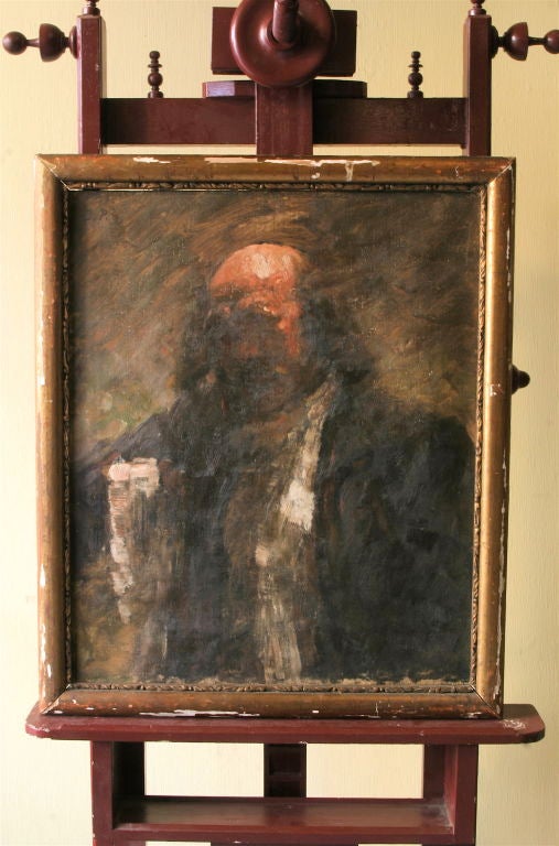 Portrait of a Gentleman by Danish Painter Julius Paulsen In Good Condition In Hudson, NY