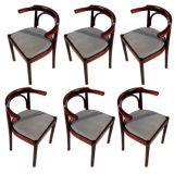 Set of Six Bentwood Dining Chairs Set of Six Bentwood Dining Chairs