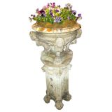 19thC Scottish Urn and Plinth