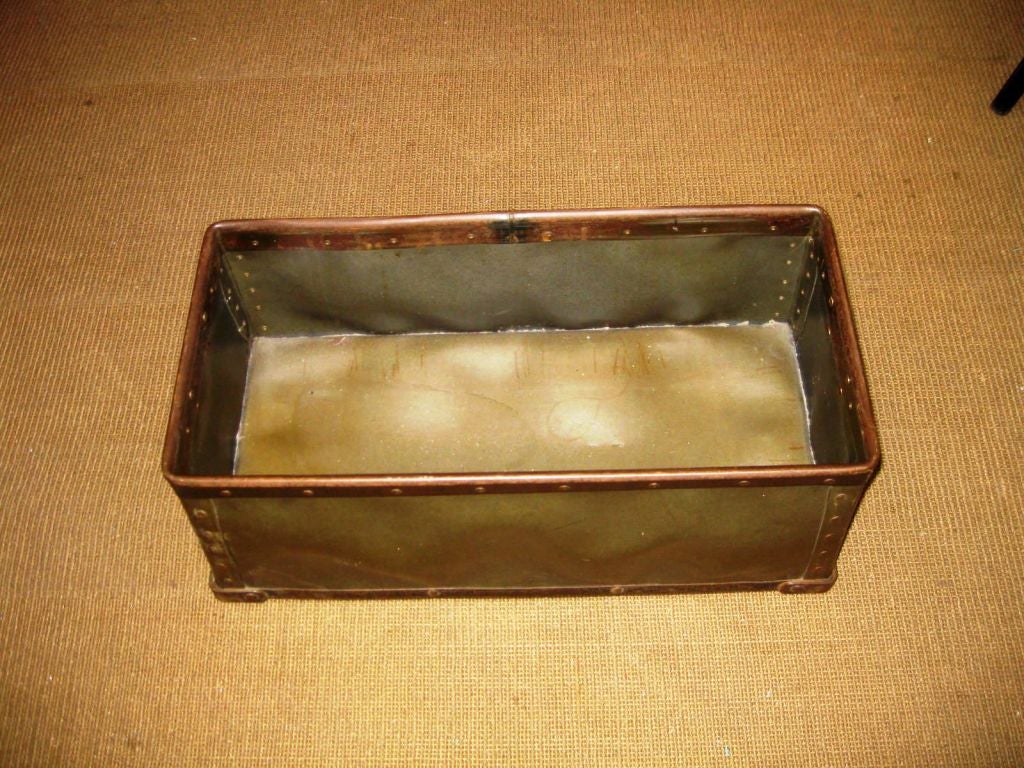 1940's French Textile Storage Box