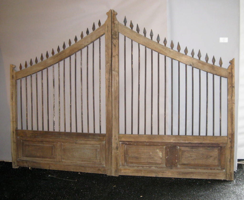 1930's Italian Oak Gates