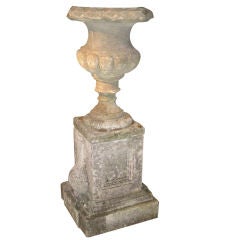 Antique 19thC English Bathstone Urn