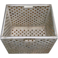 Used French 1940's Industrial Storage Bin