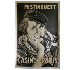1931 Theatre Poster "MISTINGUETT"