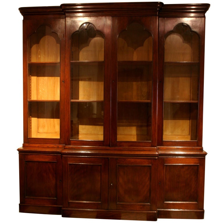 American Monumental Breakfront Bookcase