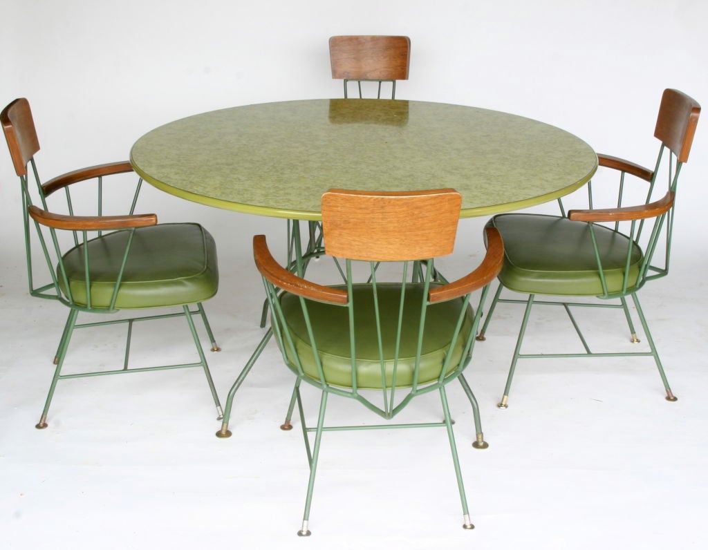 Steel Paul McCobb Style Dining Suite