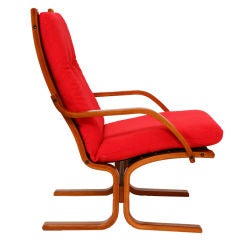 czech mid-century armchair - lounger