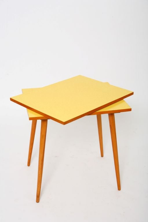 czech mid-century TV table