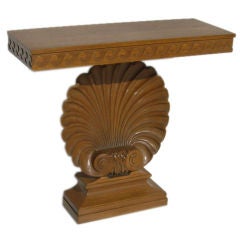 Edward Wormley Carved Shell Console for Dunbar