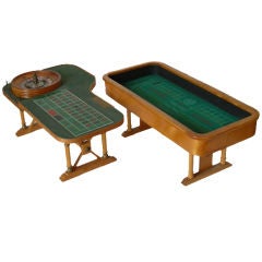 Used Bar Top Roulette and Craps Tables from Desert Inn Las Vegas