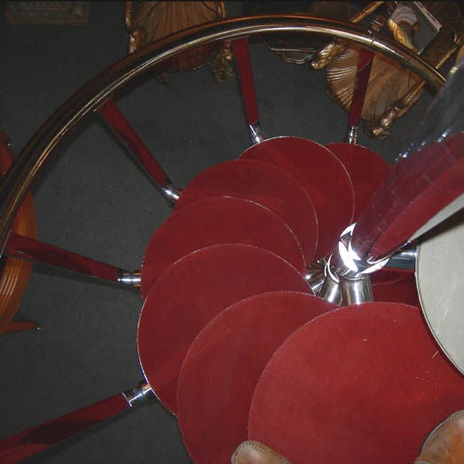 modern circular staircase