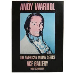Andy Warhol Gallery Exhibit Poster