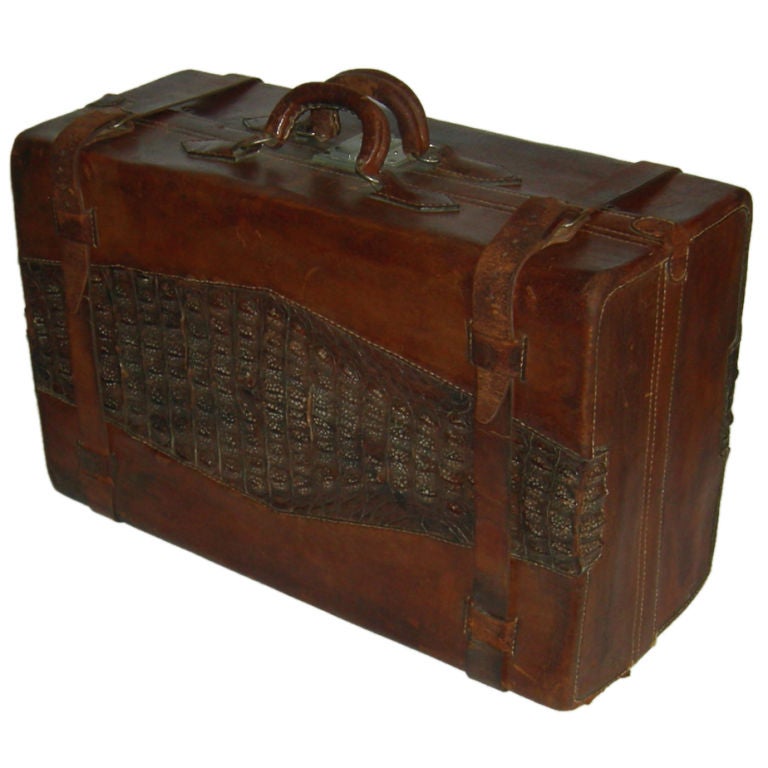 Charming Alligator Suitcase