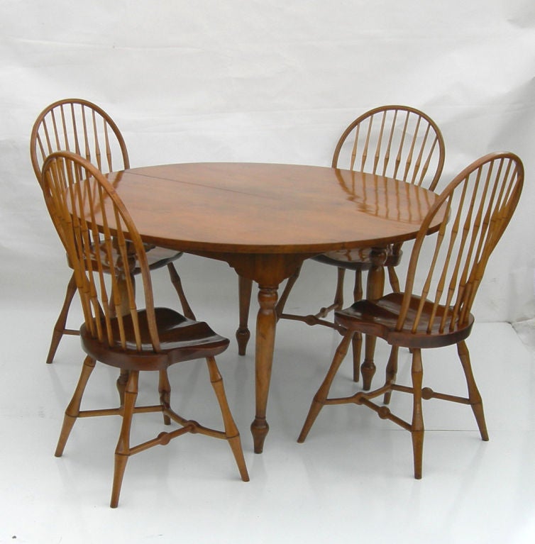 American Windsor Style Dining Suite by Actor George Montgomery