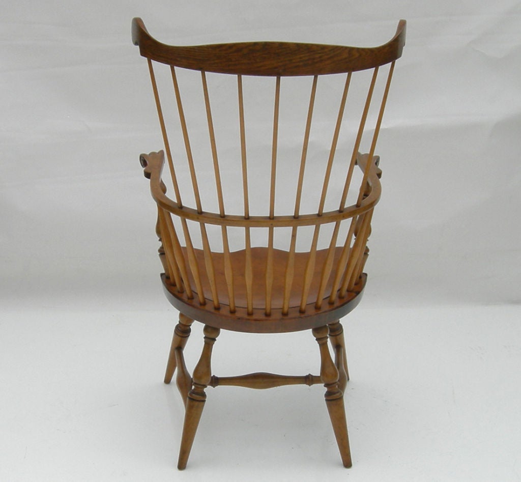 High Backed Windsor Chairs by Actor George Montgomery 1