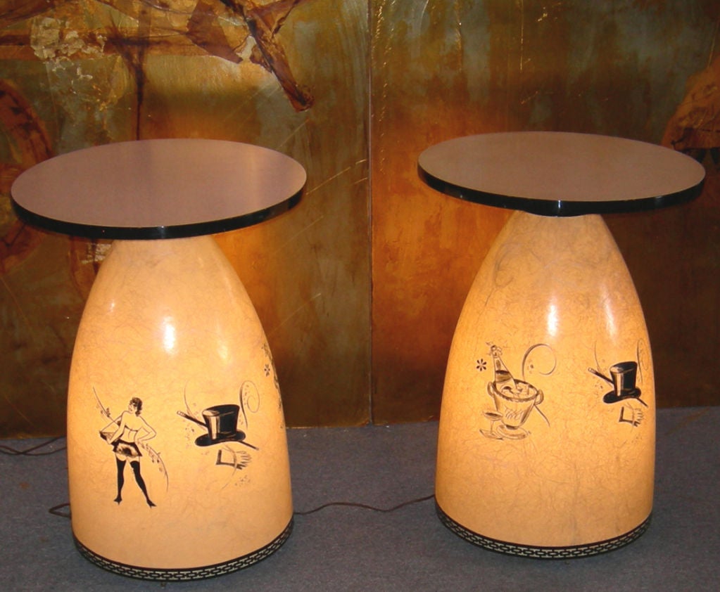 Illuminated Cocktail Lounge Tables