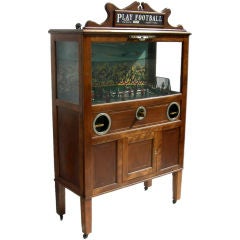 Antique Coin Operated Arcade Football / Soccer Game