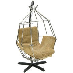 Mid Century Hanging Swing Chair