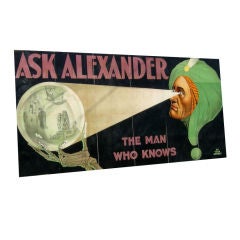 "Ask Alexander" Magic Mounted Billboard