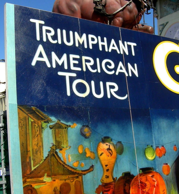 George the Magician American Tour Mounted Billboard 4