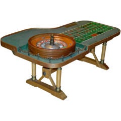 Miniature Working Roulette Table from Desert Inn Las Vegas