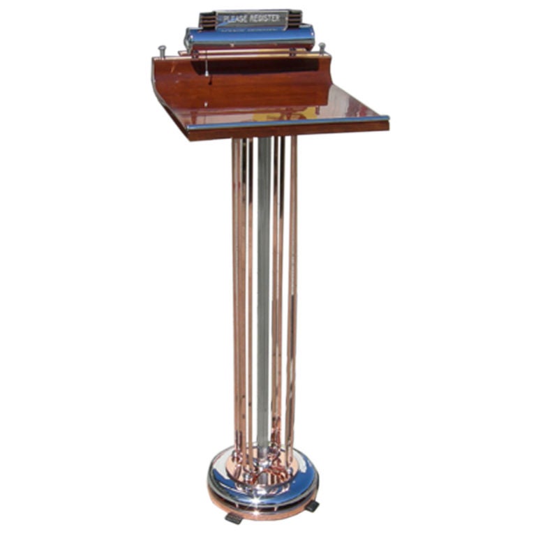 Art Deco Podium or Hostess Stand