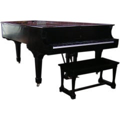Antique STEINWAY MODEL "B" EBONIZED GRAND PIANO
