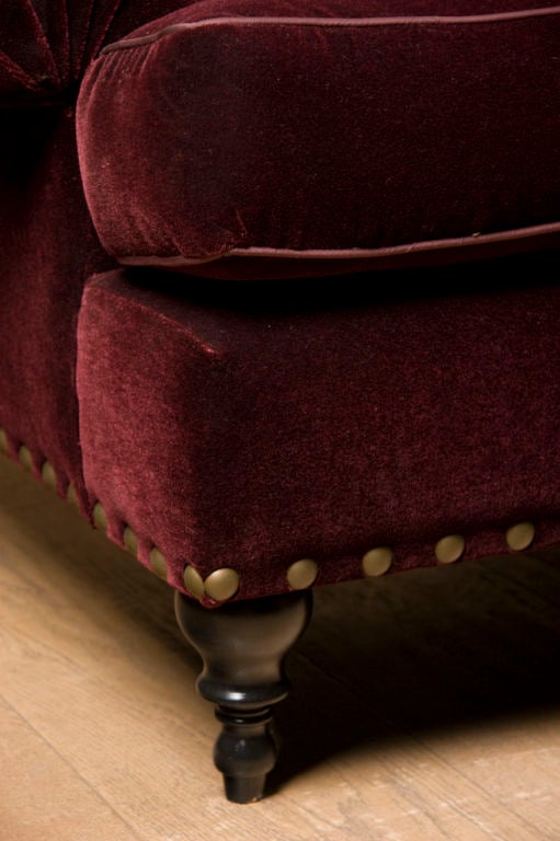 Charming Edwardian Style Tufted Sofa 2