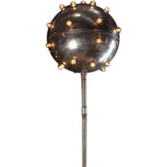 Tall Mechanical Flashing Sputnik Light on Stand