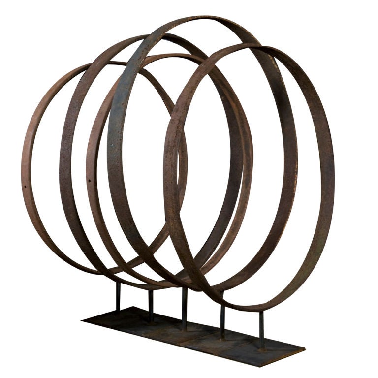 Wagon Wheels on Stands