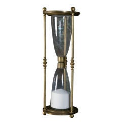 Antique Brass Hourglass