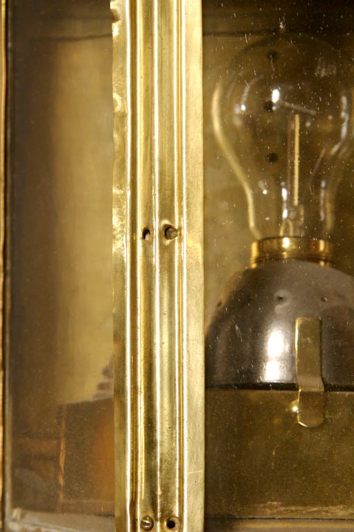 Pair of Brass Marine Lanterns 1