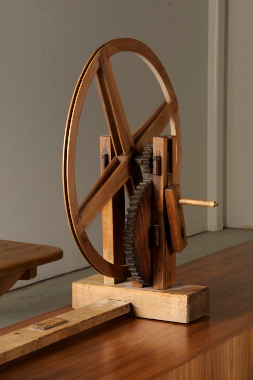 Charkha/Quill Spinning Wheel. In Excellent Condition In San Francisco, CA