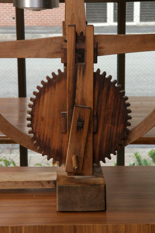 19th Century Charkha/Quill Spinning Wheel.