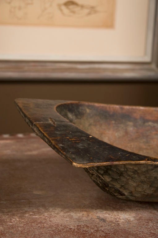 Primitive Carved Wooden Bread Troughs 1