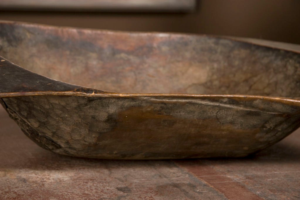 Primitive Carved Wooden Bread Troughs 2