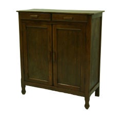1920'S FRENCH PINE KITCHEN CABINET