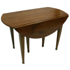 Directoire Cherry Fench Dropleaf Table