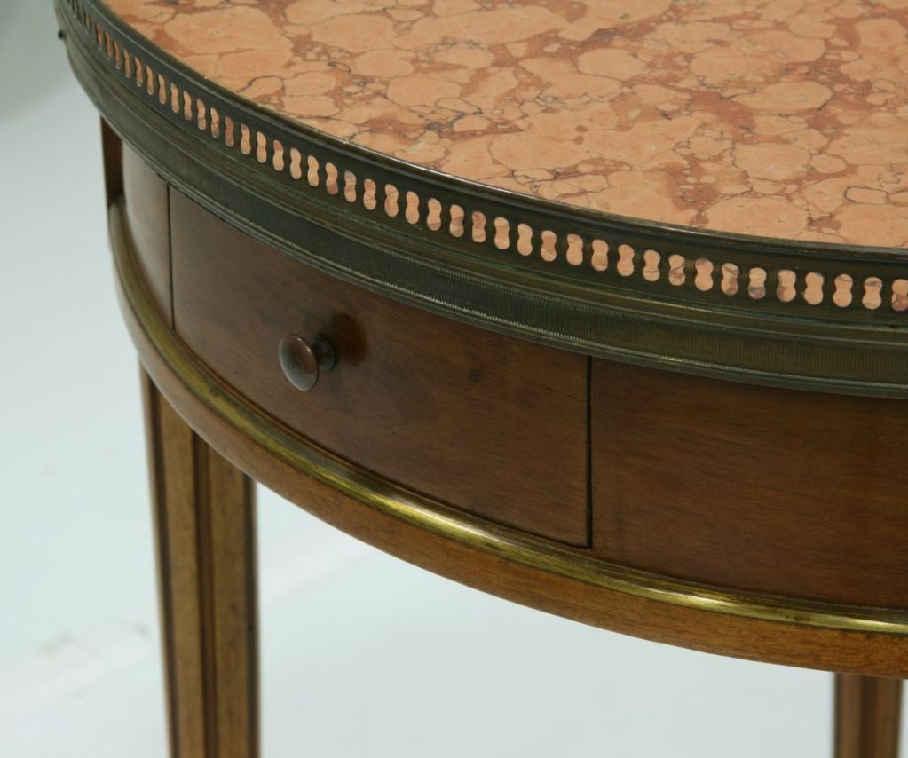 19th Century French Bouillotte Table with Marble Top 3