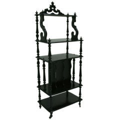 19th Century Napolean III Cherry Etagere