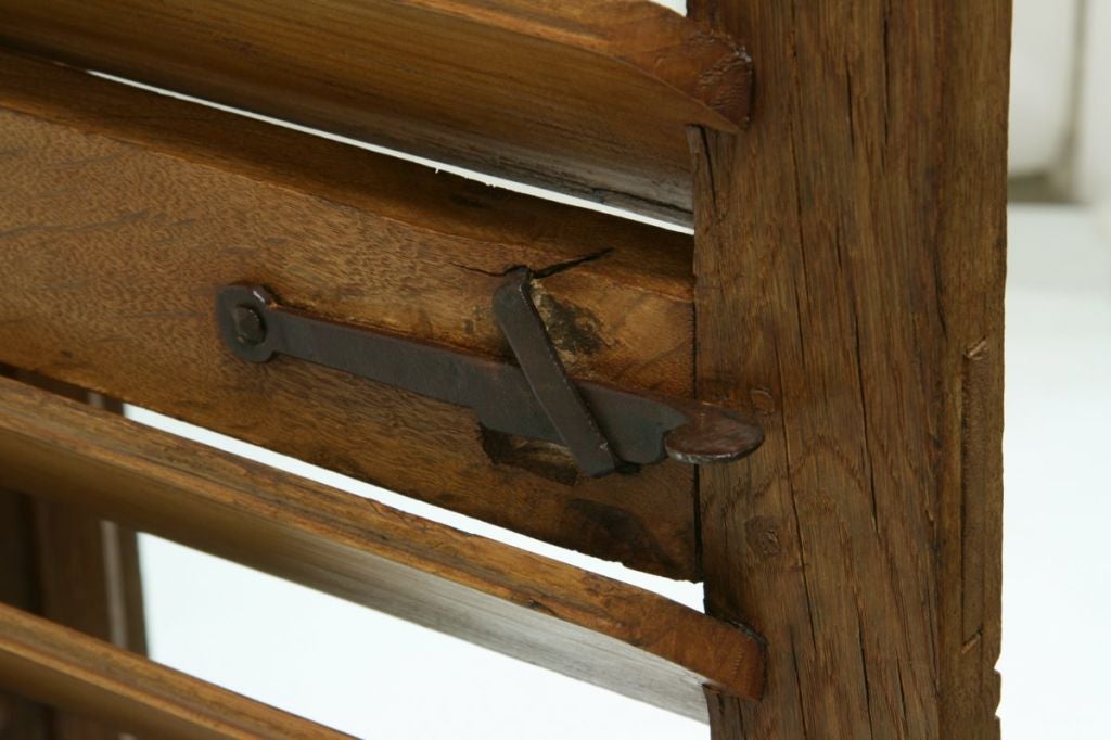 18TH CENTURY FRENCH PINE SHUTTERS MADE INTO SCREEN 3