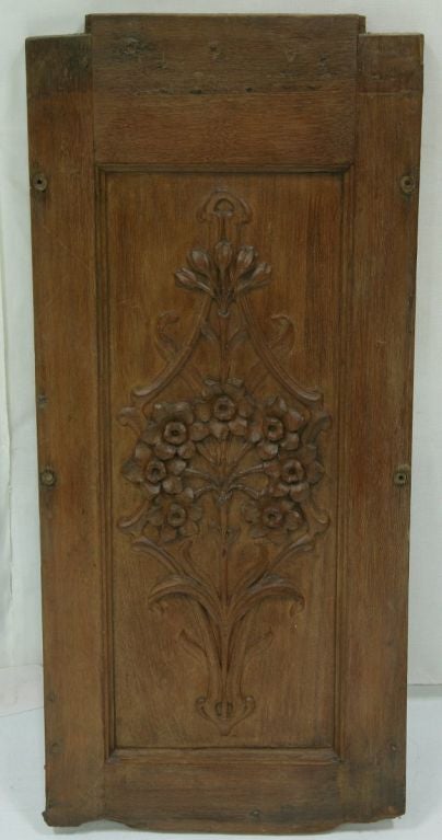 Dated 1920 Walnut Carvings from a French Boulangerie 2