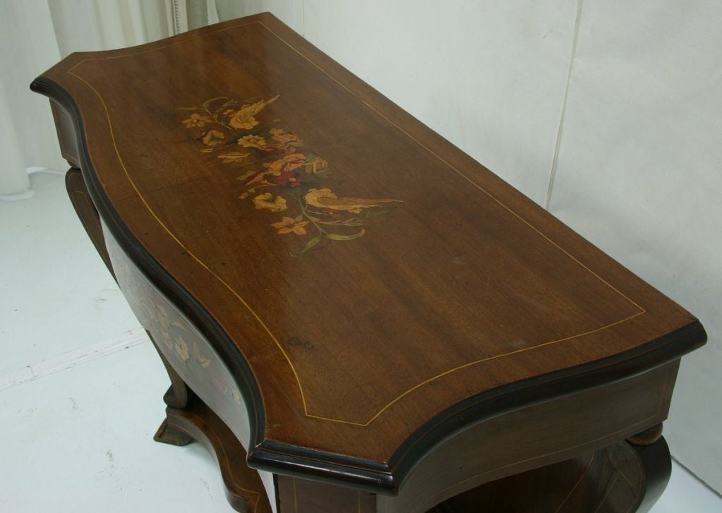 19th Century French Marquetry Console In Excellent Condition In San Francisco, CA