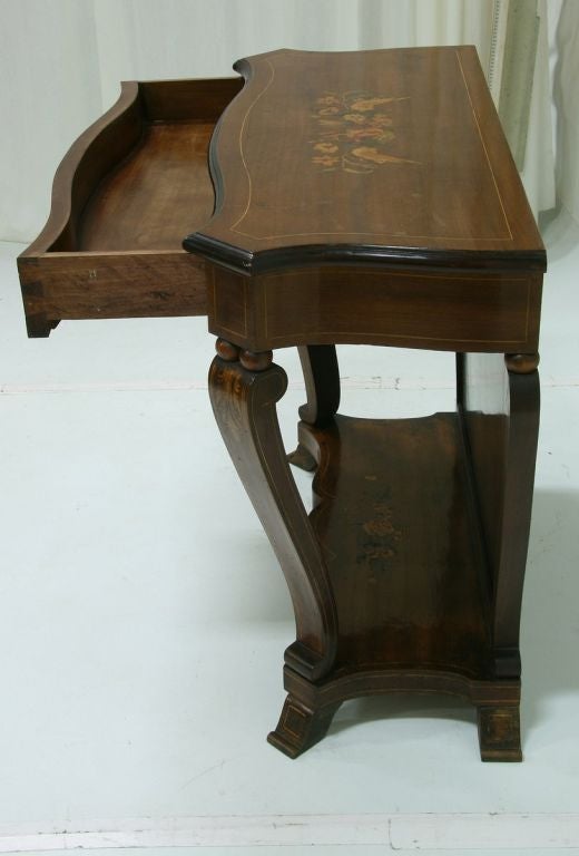 19th Century French Marquetry Console 2
